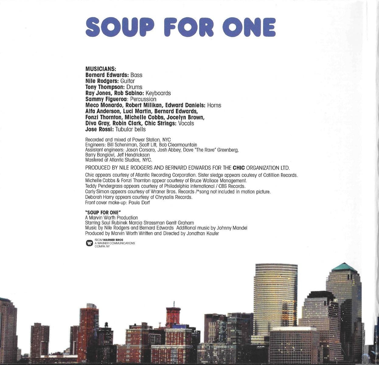 Soup For One Original Motion Picture Soundtrack Dubman Home